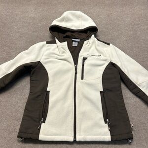 Free Country White and Brown Utility Jacket